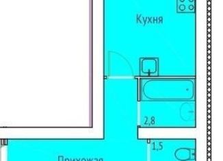 Однокомнатная квартира на продажу, 42.1 м2, Ивановская область