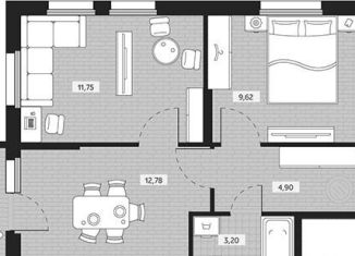 Продается 2-комнатная квартира, 43.3 м2, Санкт-Петербург, улица Седова, 89к4, улица Седова