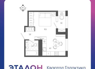 Продажа 1-комнатной квартиры, 32.1 м2, Санкт-Петербург, ЖК Галактика, Измайловский бульвар, 11