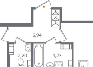 Продаю 1-ком. квартиру, 44 м2, Санкт-Петербург, метро Выборгская