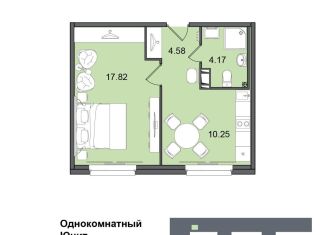 Продам 1-комнатную квартиру, 36.8 м2, Санкт-Петербург, Витебский проспект, 99к1, муниципальный округ Гагаринское