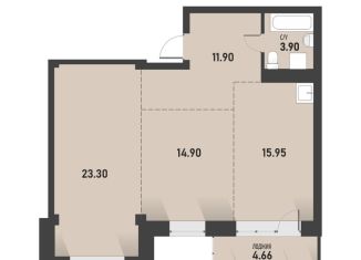2-комнатная квартира на продажу, 74.6 м2, Иркутская область, 5-й квартал, 2