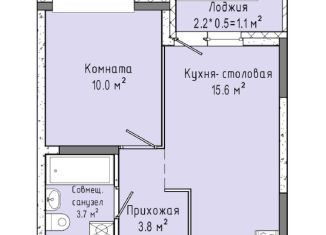 Продажа однокомнатной квартиры, 33.1 м2, Ижевск, жилой комплекс Скандинавия, 11, ЖК 4 Столицы