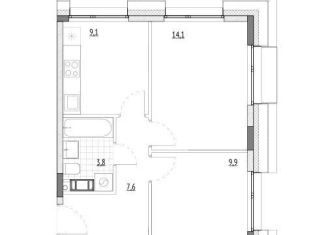 Продается 2-комнатная квартира, 44.5 м2, Москва, ЖК Второй Нагатинский, проезд Воскресенские Ворота