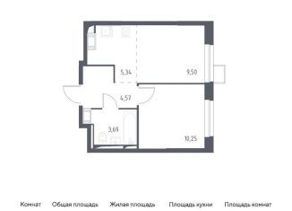 Продаю однокомнатную квартиру, 33.4 м2, Московская область, микрорайон Пригород Лесное, к5.2