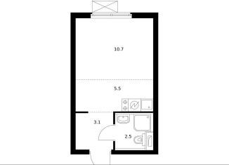 Продажа квартиры студии, 21.8 м2, Котельники, ЖК Белая Дача Парк, жилой комплекс Белая Дача Парк, 18