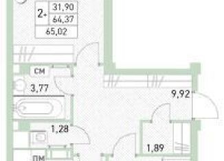 Продается трехкомнатная квартира, 65 м2, Балашиха, жилой комплекс Столичный, к23, ЖК Столичный