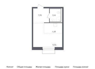 Продается квартира студия, 26.8 м2, Московская область