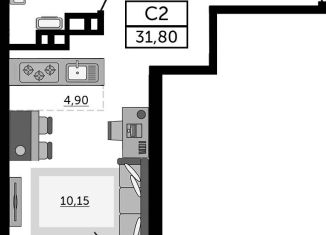 Продажа квартиры студии, 31.4 м2, Ростов-на-Дону
