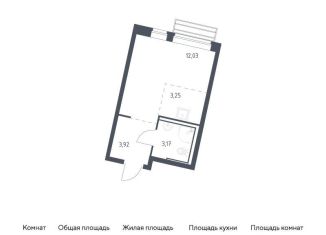 Продаю квартиру студию, 22.4 м2, село Лайково