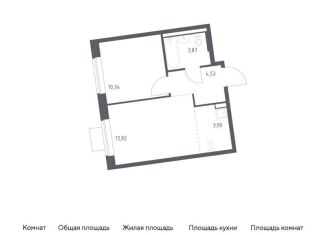 Продажа 2-комнатной квартиры, 36.5 м2, Москва, жилой комплекс Подольские Кварталы, к2