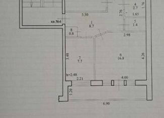 Продажа 3-ком. квартиры, 57.7 м2, село Новгородка, Новая улица, 14