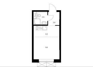 Продается квартира студия, 19.9 м2, посёлок Ильинское-Усово, ЖК Ильинские Луга