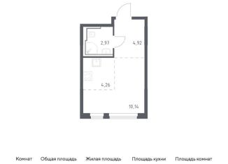 Продаю квартиру студию, 22.3 м2, село Остафьево, Молодцевская улица