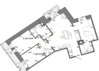 Продажа трехкомнатной квартиры, 83.8 м2, Санкт-Петербург, Ипподромный переулок, 1к2, Ипподромный переулок