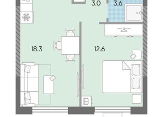 Продаю 1-комнатную квартиру, 37.5 м2, Москва, метро Солнцево, жилой комплекс Лучи, к15