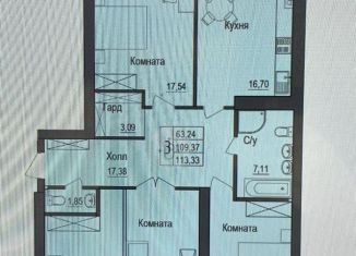 Продаю 3-комнатную квартиру, 113.3 м2, Ростов-на-Дону, ЖК Измаильский Экоквартал