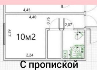 Продается квартира студия, 10.5 м2, Москва, Мукомольный проезд, 7к2, станция Шелепиха