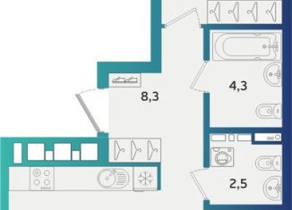 Продаю 2-комнатную квартиру, 69.6 м2, Альметьевск