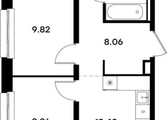 Продам трехкомнатную квартиру, 67 м2, Казань