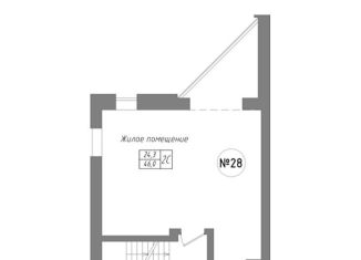 Продажа 2-ком. квартиры, 46 м2, посёлок Металлплощадка