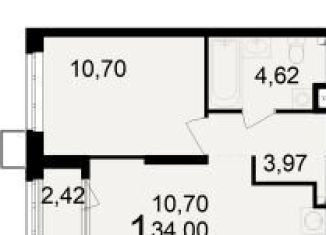 Однокомнатная квартира на продажу, 35.2 м2, Рязань, Железнодорожный район