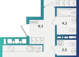 Продажа двухкомнатной квартиры, 69.6 м2, Альметьевск