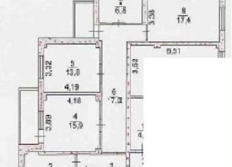 Продается трехкомнатная квартира, 93.7 м2, Батайск, улица Кирова, 28