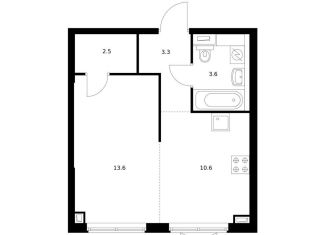 Продается 1-комнатная квартира, 33.6 м2, Владивосток, Первомайский район