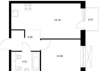 Продается 1-ком. квартира, 36.1 м2, Владивосток, Первореченский район