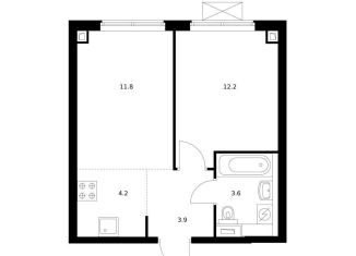 Продаю 1-комнатную квартиру, 35.7 м2, Владивосток, Первомайский район