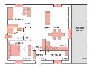 Продается дом, 80 м2, посёлок Вадимово