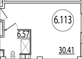 Квартира на продажу студия, 37 м2, Санкт-Петербург, Измайловский бульвар, 1к2