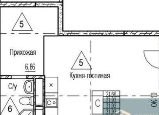 Продажа квартиры студии, 31.9 м2, Воронеж, Железнодорожный район, набережная Чуева, 7