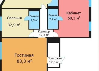 Продам пятикомнатную квартиру, 386.8 м2, Москва, улица Архитектора Власова, 6, ЖК Вавилово