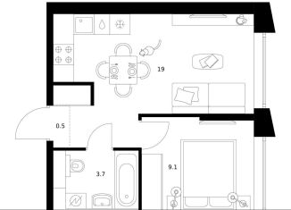 Продаю однокомнатную квартиру, 32.3 м2, Москва, метро Ховрино