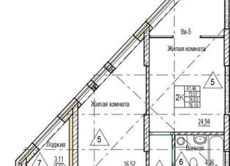 2-ком. квартира на продажу, 74.6 м2, Воронеж, Железнодорожный район, набережная Чуева, 7