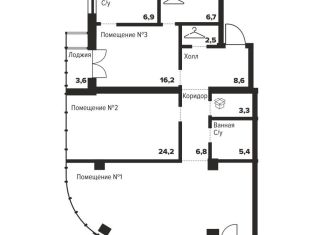 Продажа 2-комнатной квартиры, 126.9 м2, Челябинск, улица Труда, 157А