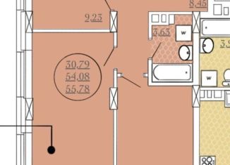 Продаю 2-комнатную квартиру, 55.8 м2, Новосибирск, метро Сибирская, улица Писарева, 42