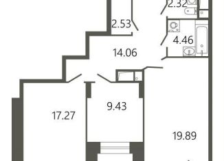 Продается 2-комнатная квартира, 75.7 м2, Подольск, Советская улица, 18к1