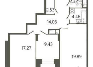 Продам 2-ком. квартиру, 75.7 м2, Подольск, Советская улица, 18к1