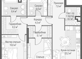 Продаю 2-комнатную квартиру, 99.8 м2, Москва, ЦАО