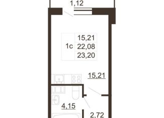 Продажа квартиры студии, 23.2 м2, Гатчина, улица Хохлова, 16