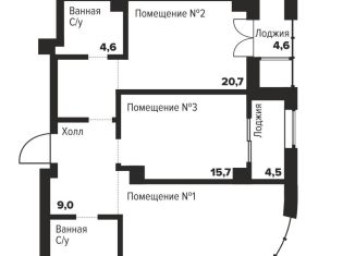 Продам 2-ком. квартиру, 79.2 м2, Челябинск, улица Труда, 157А