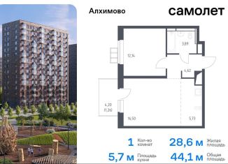 Продаю 1-ком. квартиру, 44.1 м2, Москва, проезд Воскресенские Ворота, Тверской район