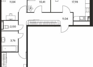 Продам 3-комнатную квартиру, 77 м2, Ростовская область