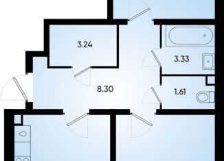 Продам 2-ком. квартиру, 69.9 м2, Краснодар, микрорайон Губернский, Боспорская улица, 14