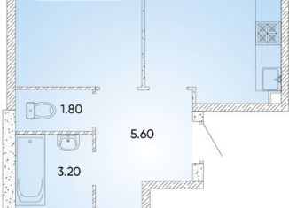 Продажа 2-ком. квартиры, 59.5 м2, Краснодар, Прикубанский округ, улица Доблести, 10