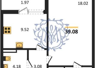 Продается 1-ком. квартира, 39.1 м2, Евпатория