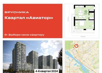 Продается 1-ком. квартира, 64.8 м2, Новосибирская область, улица Аэропорт, 88